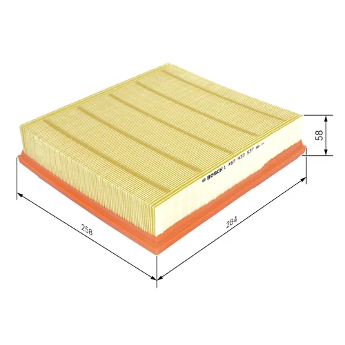Vzduchový filter 1 457 433 537 /BOSCH/ - obr. 4