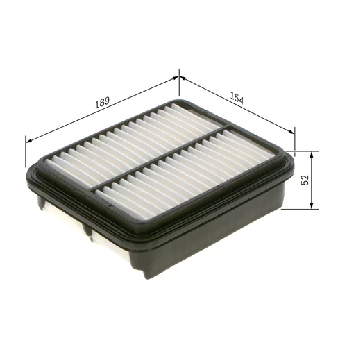 Vzduchový filter 1 457 433 953 /BOSCH/ - obr. 4