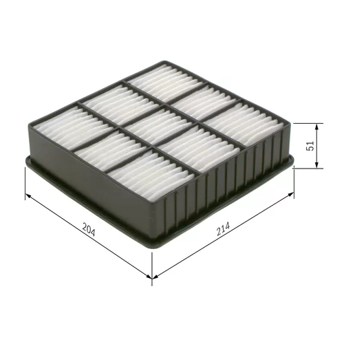Vzduchový filter 1 457 433 969 /BOSCH/ - obr. 4