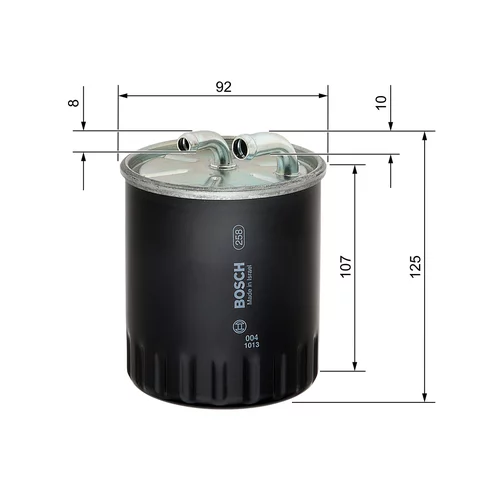 Palivový filter 1 457 434 437 /BOSCH/ - obr. 4