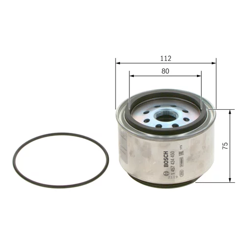 Palivový filter 1 457 434 450 /BOSCH/ - obr. 4