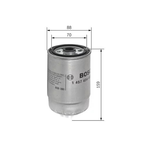 Palivový filter 1 457 434 455 /BOSCH/ - obr. 4
