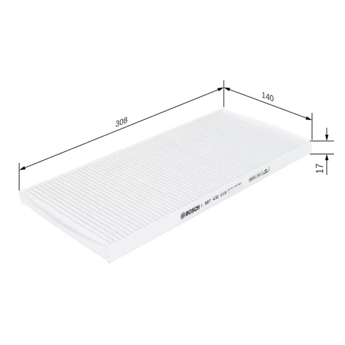 Filter vnútorného priestoru 1 987 432 019 /BOSCH/ - obr. 4