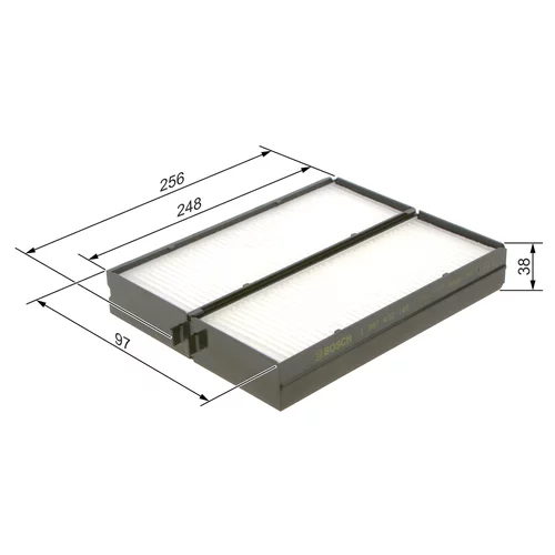 Filter vnútorného priestoru 1 987 432 160 /BOSCH/ - obr. 4