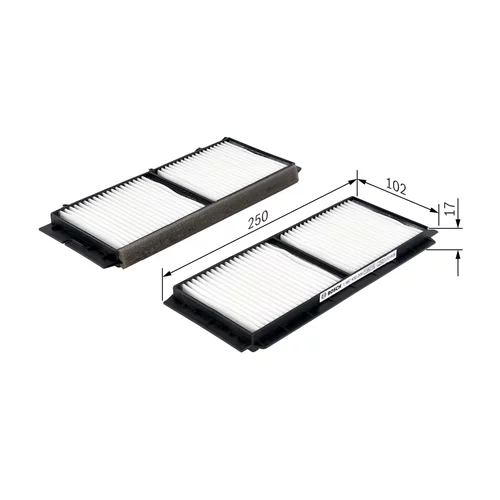 Filter vnútorného priestoru 1 987 432 209 /BOSCH/ - obr. 4