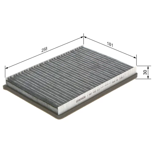 Filter vnútorného priestoru 1 987 432 313 /BOSCH/ - obr. 4