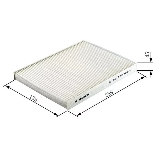 Filter vnútorného priestoru BOSCH 1 987 432 428