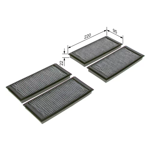 Filter vnútorného priestoru 1 987 435 587 /BOSCH/ - obr. 4