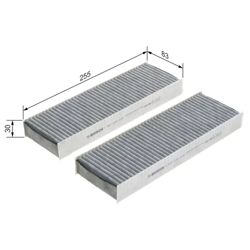 Filter vnútorného priestoru 1 987 435 608 /BOSCH/ - obr. 4