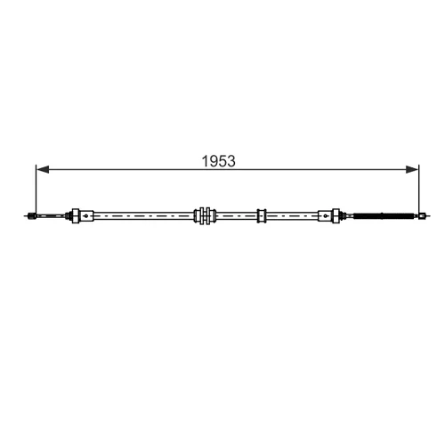 Ťažné lanko parkovacej brzdy 1 987 482 732 /BOSCH/ - obr. 4