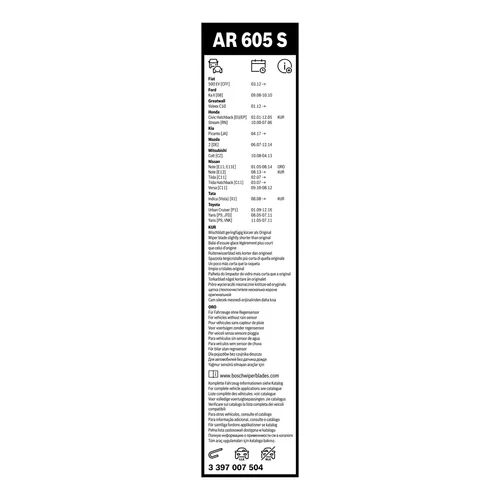 Stieracia lišta 3 397 007 504 /BOSCH/ - obr. 3