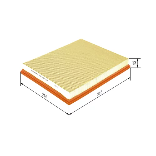 Vzduchový filter F 026 400 014 /BOSCH/ - obr. 4