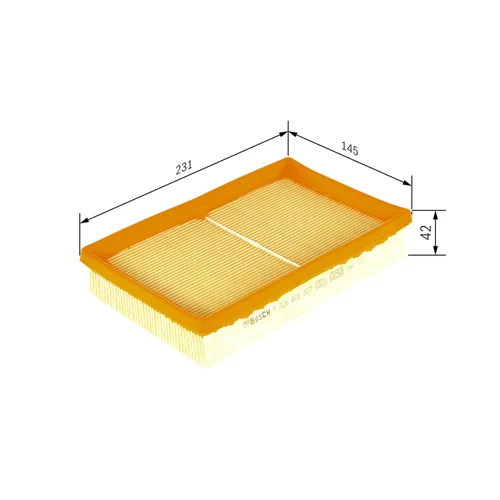 Vzduchový filter F 026 400 037 /BOSCH/ - obr. 4