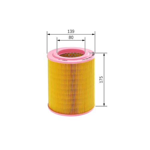 Vzduchový filter F 026 400 061 /BOSCH/ - obr. 4