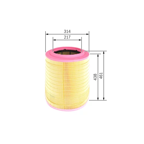 Vzduchový filter F 026 400 080 /BOSCH/ - obr. 4