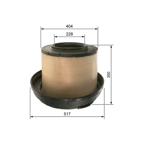 Vzduchový filter F 026 400 088 /BOSCH/ - obr. 4