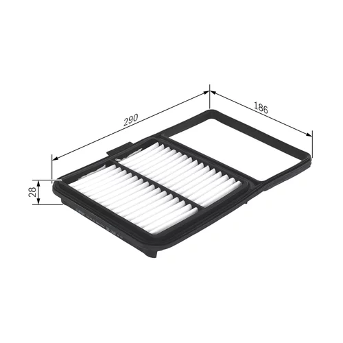 Vzduchový filter F 026 400 170 /BOSCH/ - obr. 4