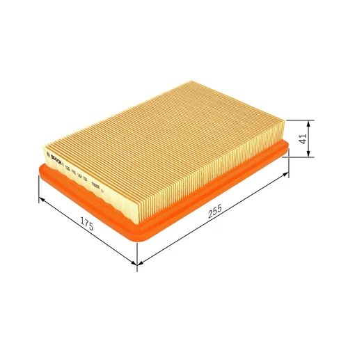Vzduchový filter F 026 400 187 /BOSCH/ - obr. 4