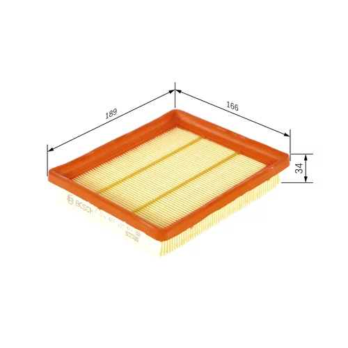 Vzduchový filter F 026 400 325 /BOSCH/ - obr. 4