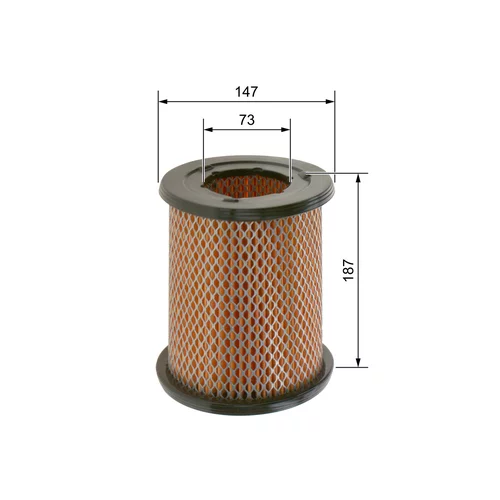 Vzduchový filter F 026 400 491 /BOSCH/ - obr. 4
