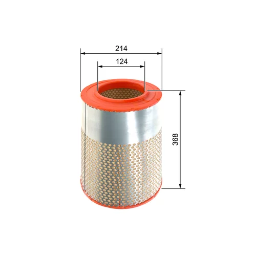Vzduchový filter F 026 400 591 /BOSCH/ - obr. 4
