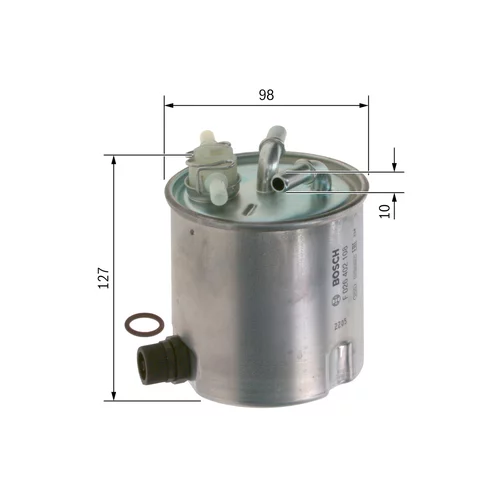 Palivový filter F 026 402 108 /BOSCH/ - obr. 4