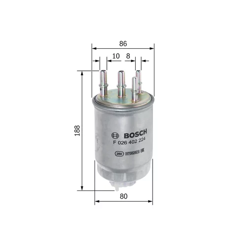 Palivový filter F 026 402 224 /BOSCH/ - obr. 4