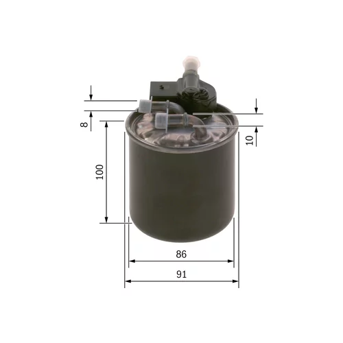 Palivový filter F 026 402 843 /BOSCH/ - obr. 4