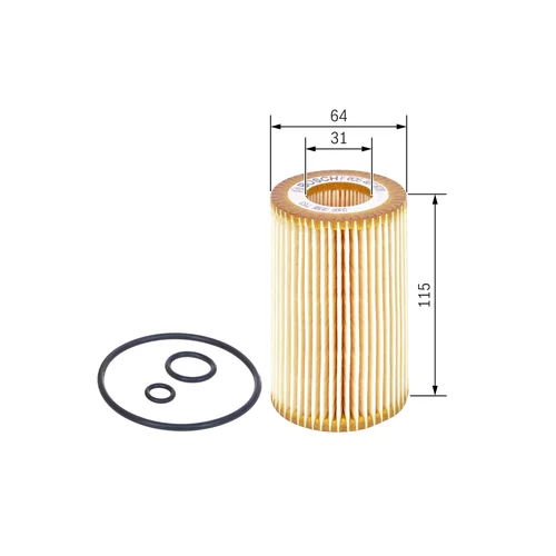 Olejový filter F 026 407 070 /BOSCH/ - obr. 4