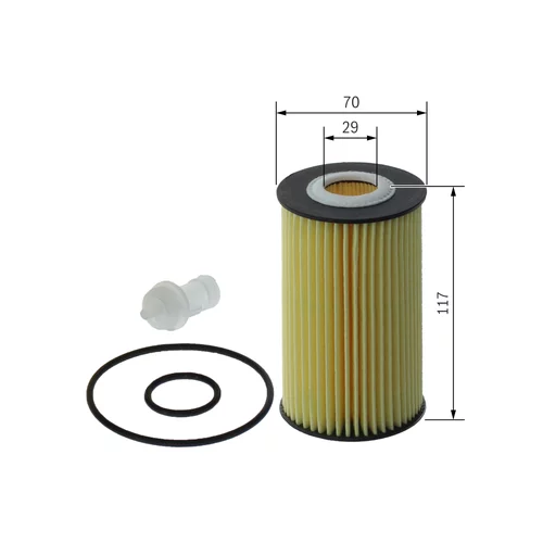 Olejový filter F 026 407 107 /BOSCH/ - obr. 4