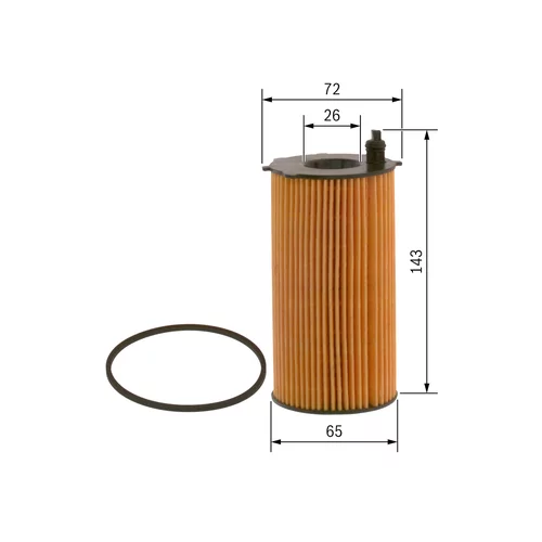 Olejový filter F 026 407 207 /BOSCH/ - obr. 4