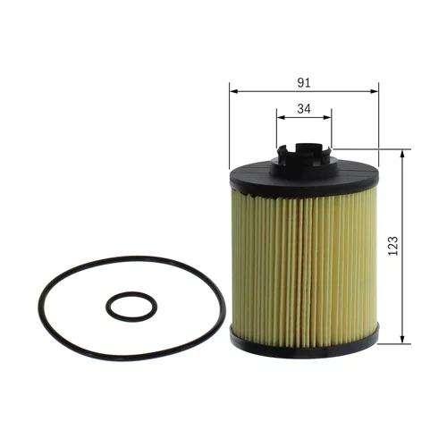 Olejový filter F 026 407 323 /BOSCH/ - obr. 4