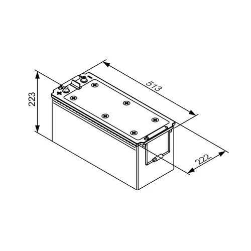 Štartovacia batéria 0 092 T30 550 /BOSCH/ - obr. 4