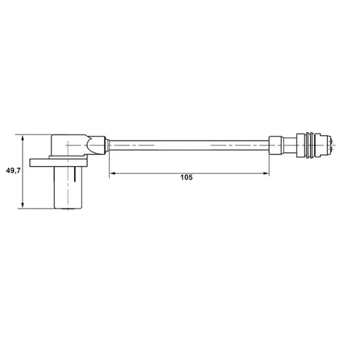 Snímač počtu otáčok kolesa 0 265 006 344 /BOSCH/ - obr. 4