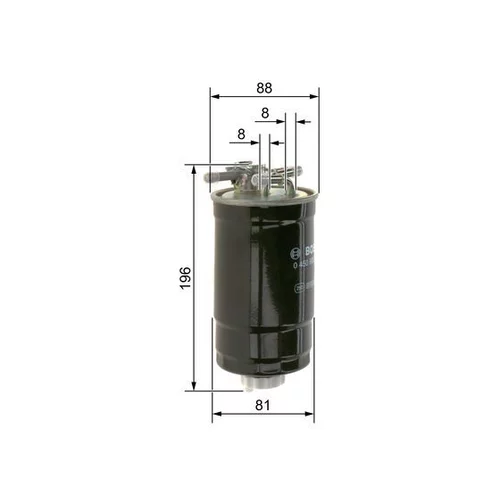 Palivový filter 0 450 906 295 /BOSCH/ - obr. 4