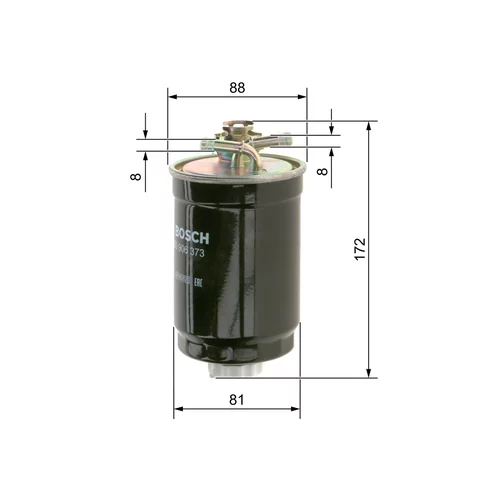 Palivový filter 0 450 906 373 /BOSCH/ - obr. 4