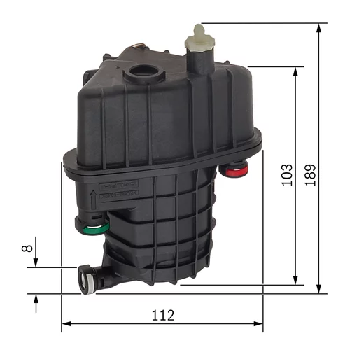 Palivový filter BOSCH 0 450 906 473