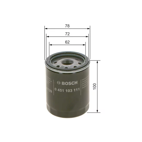 Olejový filter 0 451 103 111 /BOSCH/ - obr. 4