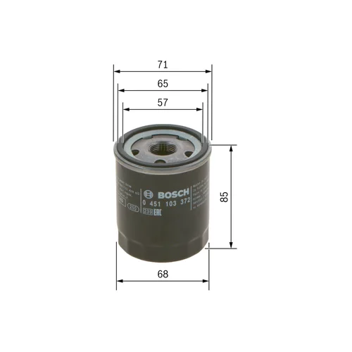 Olejový filter 0 451 103 372 /BOSCH/ - obr. 4