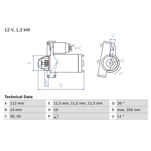 Štartér 0 986 023 480 /BOSCH/ - obr. 4