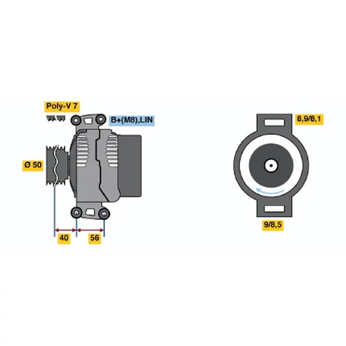 Alternátor BOSCH 0 986 047 790