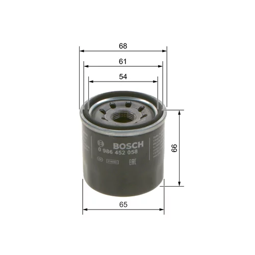Olejový filter 0 986 452 058 /BOSCH/ - obr. 4