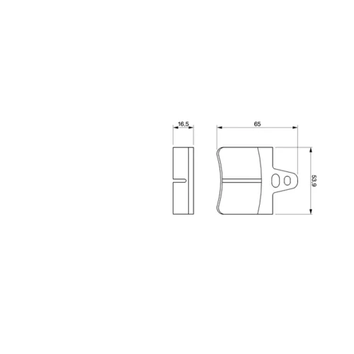 Sada brzdových platničiek kotúčovej brzdy 0 986 465 751 /BOSCH/ - obr. 4