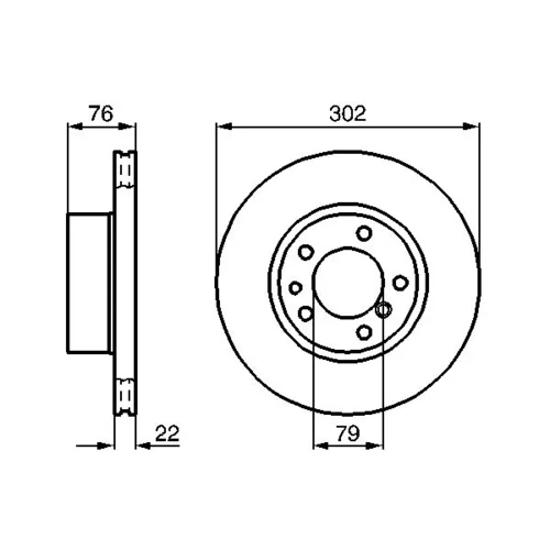 Brzdový kotúč 0 986 478 318 /BOSCH/ - obr. 4