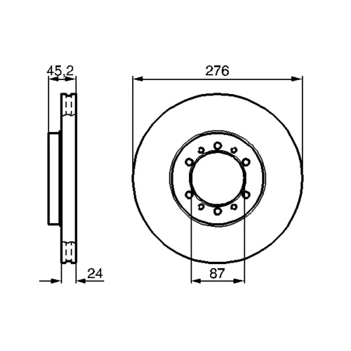 Brzdový kotúč 0 986 478 844 /BOSCH/ - obr. 4