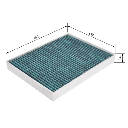 Filter vnútorného priestoru 0 986 628 517 /BOSCH/ - obr. 4