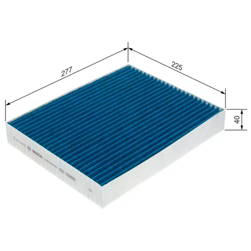 Filter vnútorného priestoru 0 986 628 586 /BOSCH/ - obr. 4