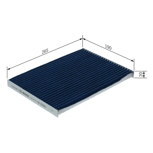 Filter vnútorného priestoru 0 986 628 624 /BOSCH/ - obr. 3