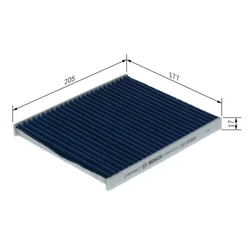Filter vnútorného priestoru 0 986 628 641 /BOSCH/ - obr. 4