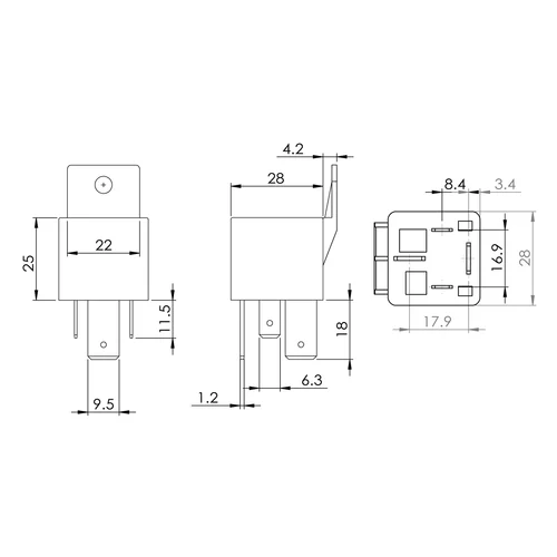 Relé pracovného prúdu 0 986 AH0 080 /BOSCH/ - obr. 4